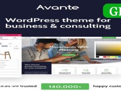 Avante Business Consulting Wordpress Theme