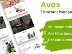 Avas Multi Purpose Elementor Theme V6 7 9