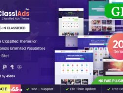Classiads Classified Ads Wordpress Theme