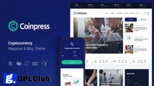 Coinpress 1 0 3 Ico Cryptocurrency Magazine Blog Theme