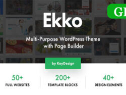Ekko Multi Purpose Wordpress Theme With Page Builder 2 4