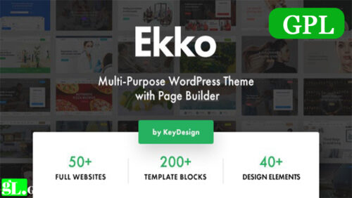 Ekko Multi Purpose Wordpress Theme With Page Builder 2 4