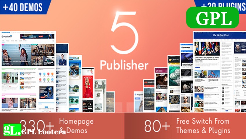 Publisher Newspaper Magazine Amp 7 7 0 Wordpress Theme