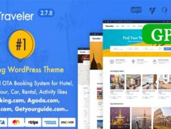 Traveler Travel Booking Wordpress Theme 2 9 1