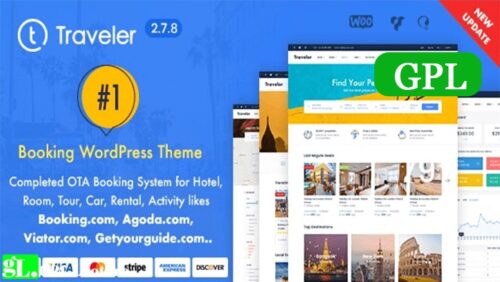 Traveler Travel Booking Wordpress Theme 2 9 1